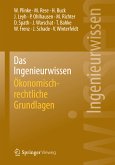 Das Ingenieurwissen: Ökonomisch-rechtliche Grundlagen (eBook, PDF)