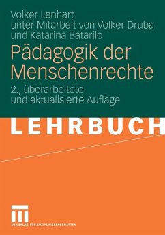 Pädagogik der Menschenrechte (eBook, PDF) - Lenhart, Volker