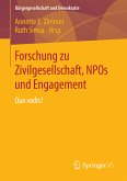 Forschung zu Zivilgesellschaft, NPOs und Engagement (eBook, PDF)