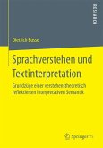 Sprachverstehen und Textinterpretation (eBook, PDF)