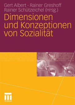 Dimensionen und Konzeptionen von Sozialität (eBook, PDF)