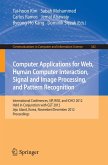 Computer Applications for Web, Human Computer Interaction, Signal and Image Processing, and Pattern Recognition (eBook, PDF)