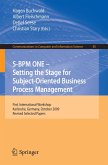 S-BPM ONE: Setting the Stage for Subject-Oriented Business Process Management (eBook, PDF)
