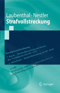 Strafvollstreckung (eBook, PDF) - Laubenthal, Klaus; Nestler, Nina