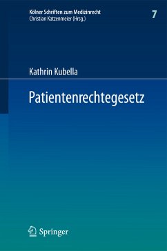 Patientenrechtegesetz (eBook, PDF) - Kubella, Kathrin