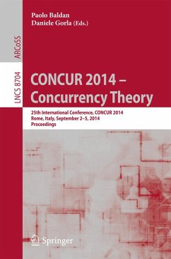 CONCUR 2014 - Concurrency Theory (eBook, PDF)