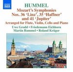 Sinfonien 35,36,41 (Arr.J.N.Hummel)