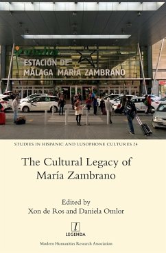 The Cultural Legacy of María Zambrano