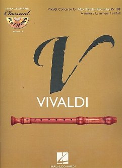 Cover Alto (Treble) Recorder Concerto in A Minor, RV 108