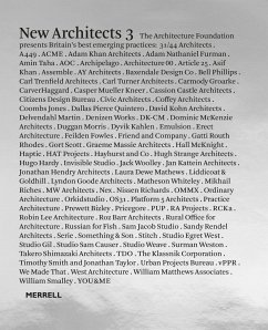 New Architects 3: Britain's Best Emerging Architects - The Architecture Foundation