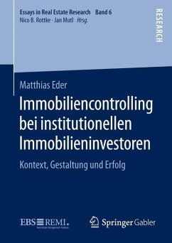 Immobiliencontrolling bei institutionellen Immobilieninvestoren - Eder, Matthias