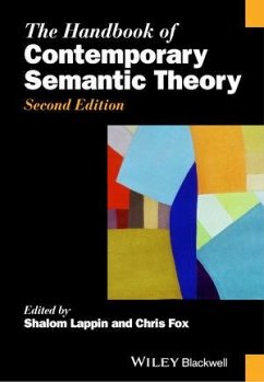The Handbook of Contemporary Semantic Theory (eBook, ePUB) - Lappin, Shalom; Fox, Chris