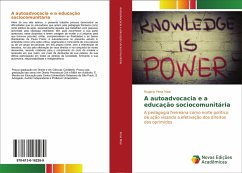 A autoadvocacia e a educação sociocomunitária - Pena Masi, Rogério