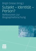 Subjekt - Identität - Person? (eBook, PDF)