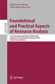 Foundational and Practical Aspects of Resource Analysis (eBook, PDF)