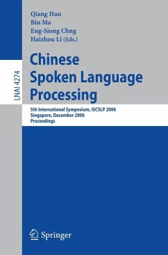 Cover Chinese Spoken Language Processing (eBook, PDF)
