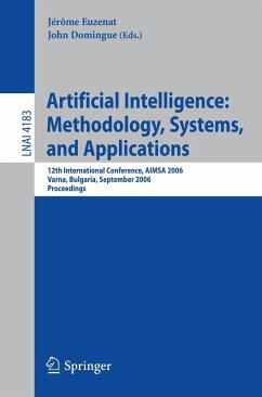 Cover Artificial Intelligence: Methodology, Systems, and Applications (eBook, PDF)