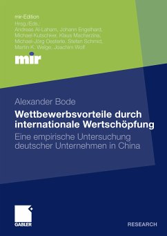 Wettbewerbsvorteile durch internationale Wertschöpfung (eBook, PDF) - Bode, Alexander
