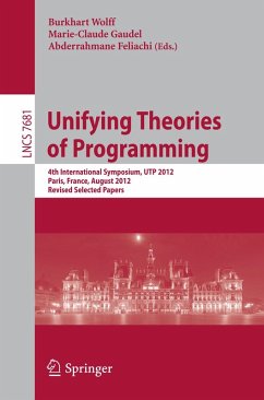 Unifying Theories of Programming (eBook, PDF)