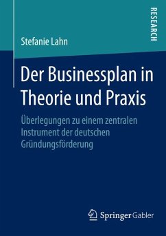 Der Businessplan in Theorie und Praxis (eBook, PDF) - Lahn, Stefanie