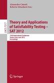 Theory and Applications of Satisfiability Testing -- SAT 2012 (eBook, PDF)