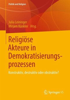 Religiöse Akteure in Demokratisierungsprozessen (eBook, PDF)