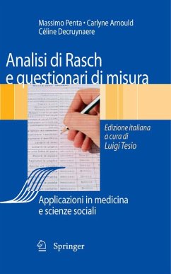 Analisi di Rasch e questionari di misura (eBook, PDF) - Penta, Massimo; Arnould, Carlyne; Decruynaere, Céline