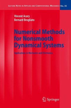 Numerical Methods for Nonsmooth Dynamical Systems (eBook, PDF) - Acary, Vincent; Brogliato, Bernard