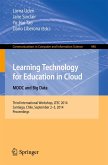 Learning Technology for Education in Cloud - MOOC and Big Data (eBook, PDF)
