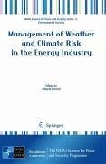 Management of Weather and Climate Risk in the Energy Industry (eBook, PDF)