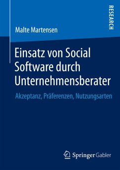 Einsatz von Social Software durch Unternehmensberater (eBook, PDF) - Martensen, Malte