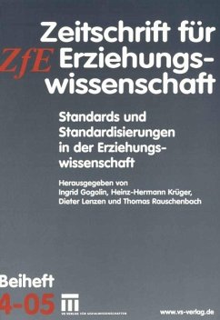 Cover Standards und Standardisierungen in der Erziehungswissenschaft (eBook, PDF)