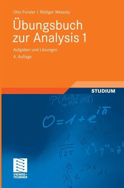 Übungsbuch zur Analysis 1 (eBook, PDF) - Forster, Otto; Wessoly, Rüdiger