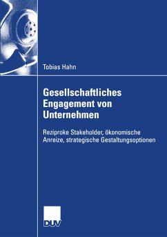 Gesellschaftliches Engagement von Unternehmen (eBook, PDF) - Hahn, Tobias