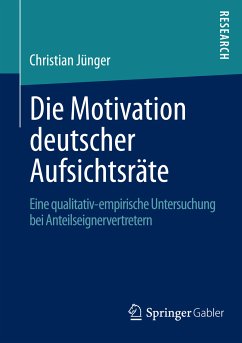Die Motivation deutscher Aufsichtsräte (eBook, PDF) - Jünger, Christian