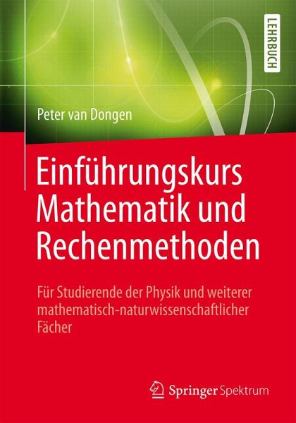 Einführungskurs Mathematik und Rechenmethoden (eBook, PDF)