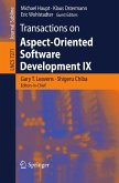 Transactions on Aspect-Oriented Software Development IX (eBook, PDF)