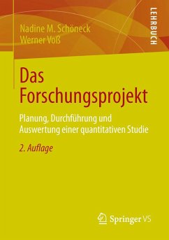 Das Forschungsprojekt (eBook, PDF) - Schöneck, Nadine M.; Voß, Werner