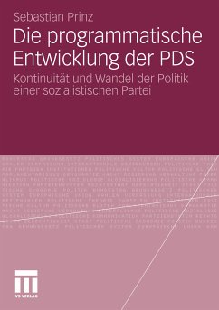 Die programmatische Entwicklung der PDS (eBook, PDF) - Prinz, Sebastian