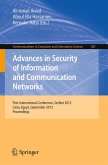 Advances in Security of Information and Communication Networks (eBook, PDF)