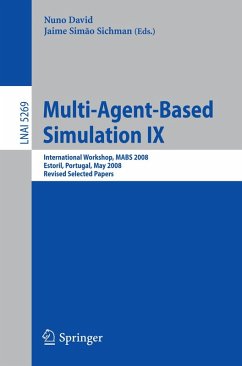 Multi-Agent-Based Simulation IX (eBook, PDF)