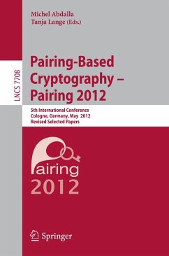 Pairing-Based Cryptography -- Pairing 2012 (eBook, PDF)