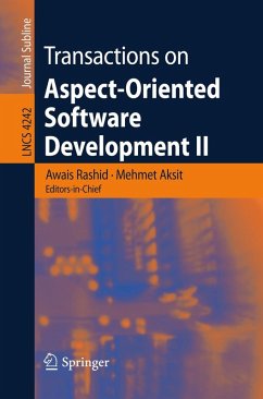 Transactions on Aspect-Oriented Software Development II (eBook, PDF)