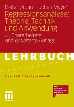 Regressionsanalyse: Theorie, Technik und Anwendung (eBook, PDF) - Urban, Dieter; Mayerl, Jochen
