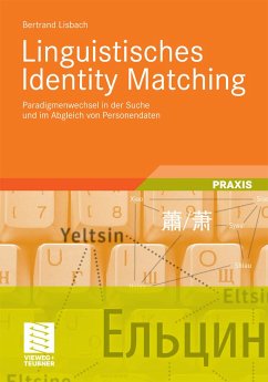 Linguistisches Identity Matching (eBook, PDF) - Lisbach, Bertrand