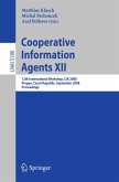 Cooperative Information Agents XII (eBook, PDF)
