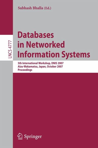 Databases in Networked Information Systems (eBook, PDF) Databases in Networked Information Systems (eBook, PDF)