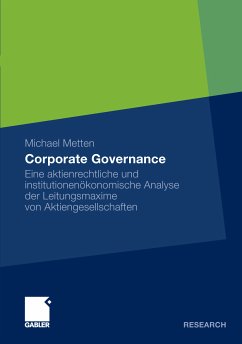 Corporate Governance (eBook, PDF) - Metten, Michael