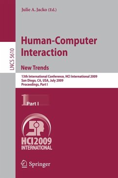 Human-Computer Interaction. New Trends (eBook, PDF)