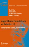 Algorithmic Foundations of Robotics IX (eBook, PDF)